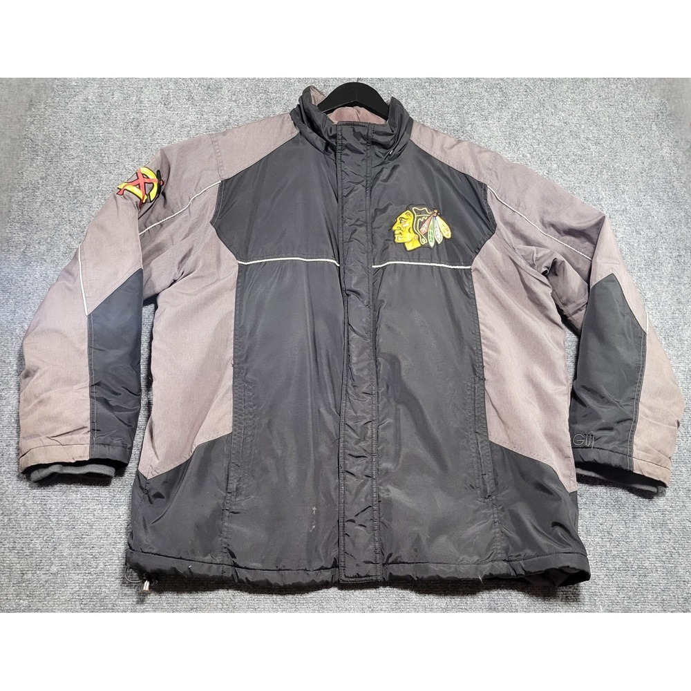 Vintage 90's Chicago Blackhawks (G-III by Carl Banks ) NHL Jacket Size X-Large